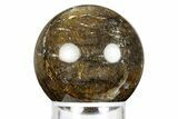 Golden Amphibolite Sphere - Western Australia #309147-1